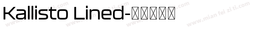 Kallisto Lined字体转换